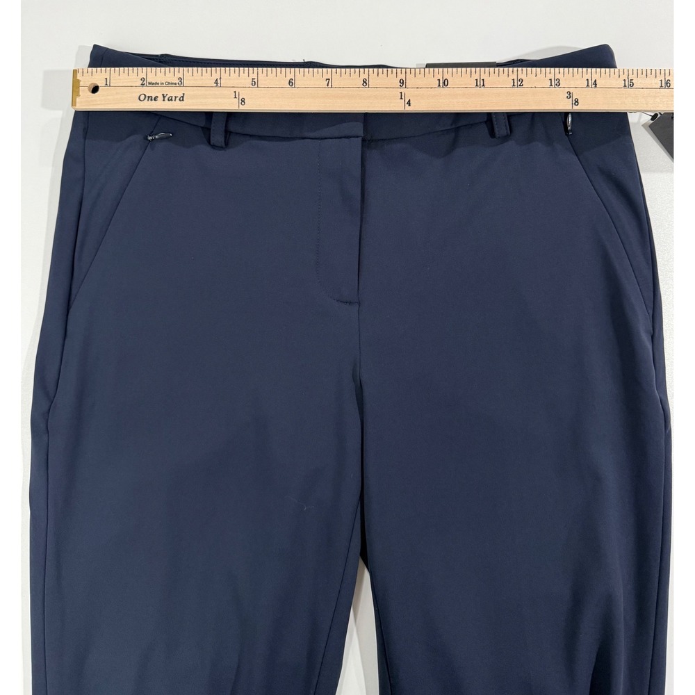 Kenneth Cole Womens Slim Ankle Pants Dark Navy Blue Mid Rise Size 4 NWT W466 - Picture 7 of 10